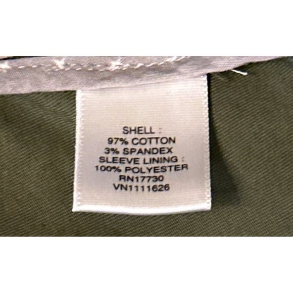 Isaac Mizrahi for Target Single-Breasted Tie Jacket Cotton Blend Women's Size L - Picture 13 of 14